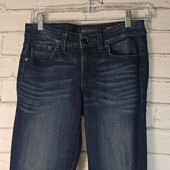 LEVEL 99 LILY SKINNY DARK WASH JEANS WOMENS SIZE 27 - Picture 3 of 6